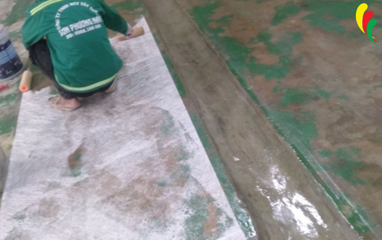 Thi công sơn sàn nhà xưởng An Giang